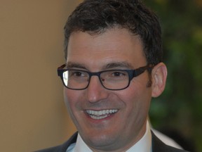 Evan Solomon speaks at Algoma's Water Tower Inn on Friday, April 5, 2013.