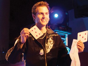 Local magician David Jans performed at his Montreal university talent show, earning a slot at a national competition on Saturday.
Submitted photo