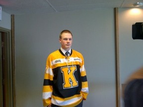 Lawson Crouse is the first round pick for the Kingston Frontenacs