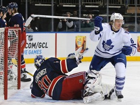 The Leafs host the Rangers Monday night in an important matchup with playoff implications. (Ray Stubblebine/Reuters/Files)