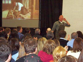 A full house at Northern College received some sound career advice from the king of home improvement, Mike Holmes. The television star explained the importance of young people following their dreams of working in skilled trades, especially with a shortage of skilled workers  across Canada.