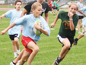The Belleville Bulldogs mini touch rugby program for children will celebrate its 10th season in May.