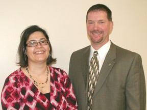 Social worker Jennifer Johns and Const. Doug Cowell are part of a community mobilization effort in Wallaceburg.