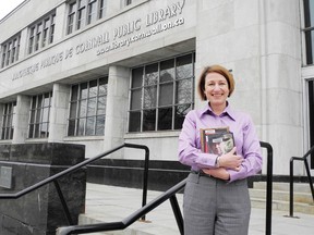 Dawn Kiddell, chief executive officer at the Cornwall Public Library, stands outside the Second Street landmark. The library reached a milestone in 2012 with more than one million interactions with the public.
Staff photo/CHERYL BRINK
