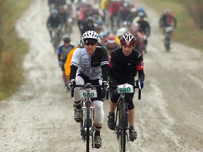 Expositor file photo

Participants take part in the 19th annual Paris to Ancaster Bicycle Race last year. This year's race will be Sunday.