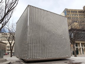 The Old Market Square "Cube Stage" in Winnipeg, Man. is seen Thursday April 11, 2013. (BRIAN DONOGH/WINNIPEG SUN/QMI AGENCY)