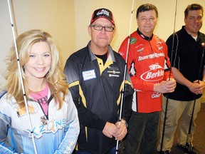 The Long Point Bay Angler's Association held its annual general meeting at the Simcoe Travelodge on Saturday. Carrie Cartwright, Bruce Leeson, Wayne Gatt,  and Jason Barnucz were the guest speakers at the event. (SARAH DOKTOR Simcoe Reformer)