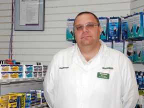 Warren Kitzmann, manager of the Shamrock Pharmacy in the Co-op Marketplace