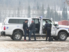 RCMP took a man into custody at about 1:30 p.m. on Feb. 21 during a drug bust.
Barry Kerton | Whitecourt Star