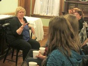 Kincardine’s Walker House hosted a fundraising seance in support of Community Living Kincardine and District’s “Here at Home” capital campaign on April 13, 2013. Bervie-based medium Mary Lynn Stevenson told participants there was a “long line” of spirits waiting to have their turn during the evening seance.