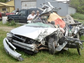 Kincardine widower James Taylor is lobbying the Ministry of Transportation to have vehicles with lift kits removed from shared roads. Taylor’s wife Michelle was killed instantly on May 22, 2012 crash, when the car she was driving (pictured above) collided with a lifted Ford truck.