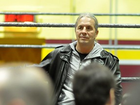 World Wrestling Entertainment legend Bret “The Hitman” Hart was in Timmins this past weekend for Gold Rush 2013 held at École secondaire catholique Thériault where more than 550 fans turned up.