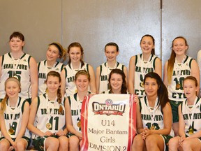 Submitted Photo


The Brantford CYO Falcons celebrate their OBA major midget girls championship Sunday.