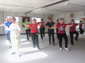 Kincardine Taoist Tai Chi has resumed lessons for the 2013 season, held at the Tai Chi Centre on Kincardine Avenue. Above, group members are lead in a series of exercises.