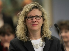 Toronto Councillor Jaye Robinson at the casino debate Monday, April 15, 2013, at city hall. (STAN BEHAL/Toronto Sun)