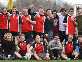 Trenton High Tigers junior and senior boys rugby teams kicked off their 2013 season in fine fashion last week by sweeping the championships at the annual Kingston Collegiate Vocational Institute Black & Blue Tournament.