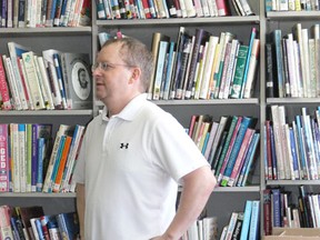 Todd Devonshire spoke at Melfort Public Library about his new book ‘Rink Burgers’ on Saturday, April 13.