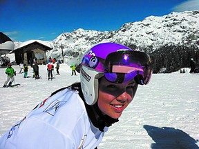 Sunridge ski team member Abby McEwan. Photo supplied
