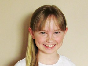 Meghan Dewar, 10, of Port Elgin is donating her long hair to Angel Hair for Kids to make wigs for cancer patients.