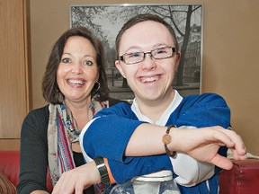 Barbara Purdy of Brantford, Ontario and her 21-year-old son Nathan have spearheaded Pennies for Freedom, aiming to collect 100 million pennies to raise awareness and help bring an end to human trafficking.  Along with collecting pennies, they are selling bracelets and bookmarks, and part of the funds raised will also go to Well of Life to built after-care facilities for victims of human trafficking. (BRIAN THOMPSON The Expositor)