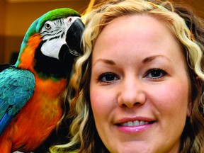 The tale of how Mary Brown's macaw parrot Gobbler brought the city police running to break down her door has become known across Canada. (Darcy Cheek/QMI Agency files)