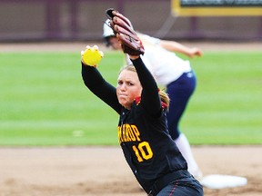 Chelsey Schoenfeldt of Golden Lake, seen here pitching for the Winthrop University Eagles, is headed to the tropical island of Aruba this summer to compete for Team U.S.A. in an international softball tournament - her first international competition. For more community photos please visit our website photo gallery at www.thedailyobserver.ca.