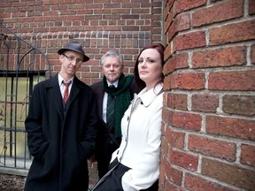 Members of Rant Maggie Rant are, from left, Barry James Payne, Glen Dias and Lindsay Schindler.