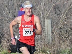 Fanshawe College cross-country runner Clinton Smith, of Brigden, won all but one race this year, and finished second at the CCAA Championships in Quebec. (SUBMITTED PHOTO)