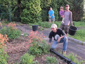 Members of the Sarnia Urban Wildlife Committee help out at last year's Spring Work Project held at the compost garden on Seaway Road in Sarnia. Volunteers are being asked to help maintain the natural areas throughout the month of May. SUBMITTED PHOTO/FOR THE OBSERVER/QMI AGENCY