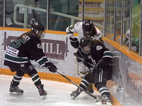 The Sherwood Park Bantam AAA Royals were able to battle their way to eight players being selected for the upcoming Alberta Challenge. Photo by Shane Jones/Sherwood Park News/QMI Agency