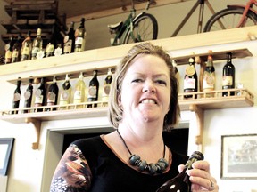 Mary Jane Smith, co-owner of Smith and Wilson Estate Wines in Cedar Springs, Ontario is looking forward to a busy season with balance for family time through a business restructuring venture. PHOTO TAKEN Tuesday, April 23, 2013. (VICKI GOUGH/ THE CHATHAM DAILY NEWS/ QMI AGENCY)