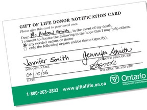 Ontario organ donor