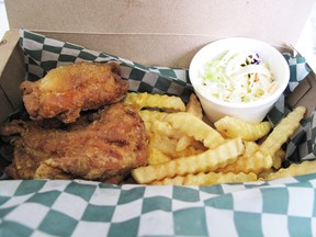 Lita's Station Restaurant's chicken ($8.90) is crispy and juicy.