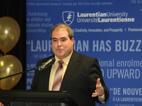 Dominic Giroux, president of Laurentian University. John Lappa/Sudbury Star