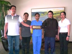 Left to right, hotel housekeeping staff, Joeflowin Castro, Nola Premacio, May-Ann Cobangbang, Tara Camerino and Eleonor Linga. Missing Frizie San Gaspar.