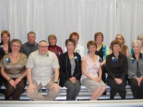 Retired KTHR employees that were recognized for their service to the organization included: Dianne Anderson, Judy Baumgartner, Karen Brown, Wilma Brown, Cathy Commys, Joann Dahl, Beatrice Flowerday, Miriam Gabrysh, Sonia Ganton, Valerie Gausman, Martha Hoffman, Rosalee Janzen, Valerie Kimball, Brian Kjelshus, Hilda Kozak, Stella Miazga, Janet Misselbrook, Celine Morberg, Marlene Morrissey, Carol Nilson, Jeanne Palmer, Veronica Peterson, Heather Powell, Debby Simpkins, Paulette Sklar, Iris Smith, Clint Sullivan, Louise Taylor, Shirley Toole, Julie Trawin, Linda Turnbull, William Tyckon, Heather Watson and Irene Whitley.