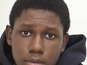 Adrian Scott, 18, is wanted for unauthorized possession of a firearm, using a dangerous weapon and endangering life for a shooting on Jane St. in Toronto on April 25, 2013, (Toronto Police photo)