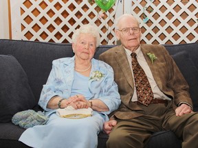 Mac and Marion Fraser of Pembroke were joined my family and friends Saturday as they marked their 70th wedding anniversary