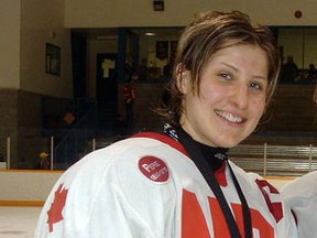 The Fort McMurray Oil Barons and the SJHL’s Notre Dame Hounds will play an exhibition game on August 17 at the Casman Centre. The game will benefit the local chapter of the Alberta Cancer society as well as the Mandi Schwartz Memorial Bursary Foundation and the Mandi Schwartz foundation. Mandi Schwartz, pictured here, was diagnosed with leukaemia and passed away in 2011. A bone marrow registry will also be set up at the game. 

SUPPLIED PHOTO