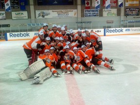 Team Northeast won their second straight Alberta Cup Sunday. Fort McMurray was represented on the team by forward Kole Gable and assistant coach Ryan Allen. SUPPLIED PHOTO