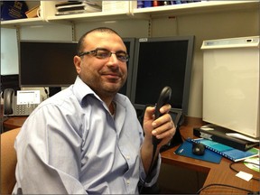 Dr. Wael Shabana is one of many radiologists at Winchester District Memorial Hospital using talk to text voice recognition technology to make writing reports easier.