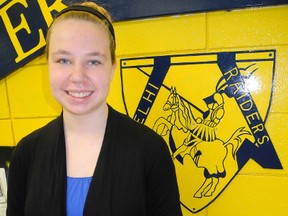 Kali Pieters has been named one of this year's Junior Citizen of the Year by the Delhi and District Chamber of Commerce. (SARAH DOKTOR Delhi News-Record)