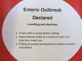 Norview Lodge in Simcoe wrested with an enteric outbreak in 2013. Residents and staff came down with gastro-intestinal symptoms that included vomiting and diarrhea. Visitors were asked to check on the status of residents before entering their rooms.  (MONTE SONNENBERG Simcoe Reformer)