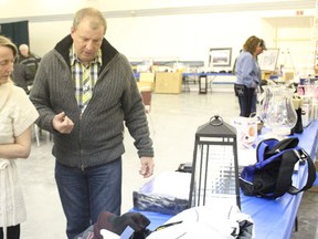 There were many silent and live auction items up for bid at the benefit for Rhonda Tyacke on Saturday, April 27 at the Melfort Curling Club.