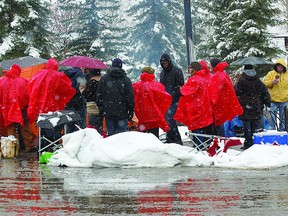 AUPE members tow the picket line outside the Fort Saskatchewan prison as part of the Wildcat Strike. Photo by Ben Proulx