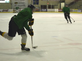 The Spruce Grove Saints held their spring camp from April 24 to 26. - Thomas Miller, Reporter/Examiner