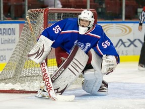 Cornwall Colts goalie Jordan Piccolino is sure to attract the attention of NCAA program recruiters.
File photo