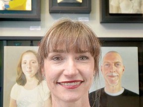 Stratford resident Leslie Watts is one of 55 international artists selected to participate in a prestigious exhibit at the National Portrait Gallery in London, England. (SCOTT WISHART, The Beacon Herald)