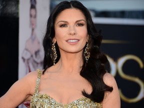 Hollywood star Catherine Zeta-Jones, photographed here at the Academy Awards in February, recently checked in to a treatment centre to deal with a mood disorder.