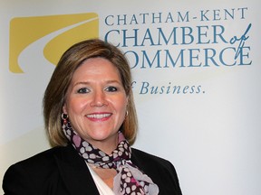 Ontario NDP leader Andrea Horwath was a keynote speaker at the Ontario Chamber of Commerce annual general meeting and conference, on Saturday, hosted by the Chatham-Kent Chamber of Commerce.
Ellwood Shreve Photo/QMI Agency